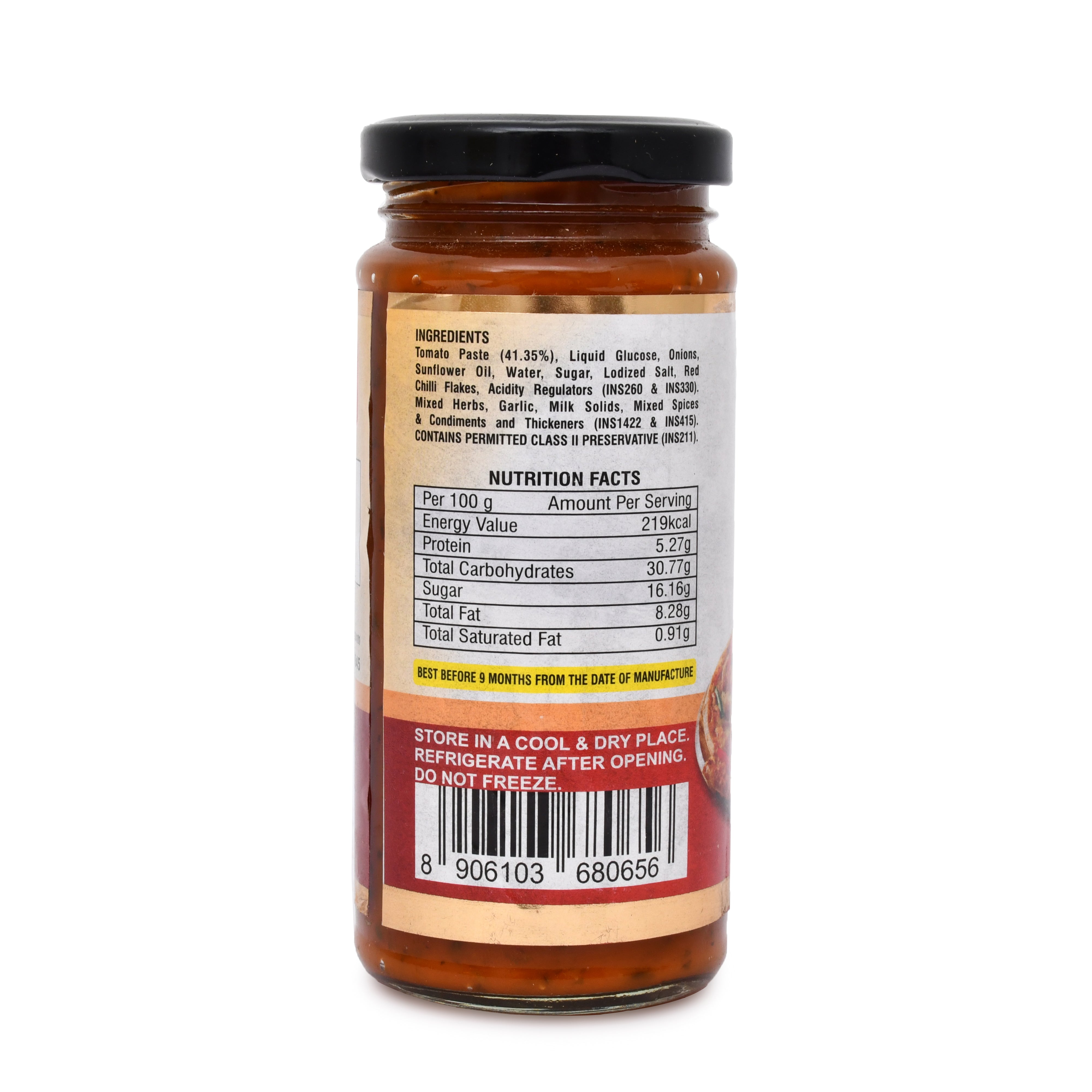 Pizza & Pasta Sauce - Bottle - 250g