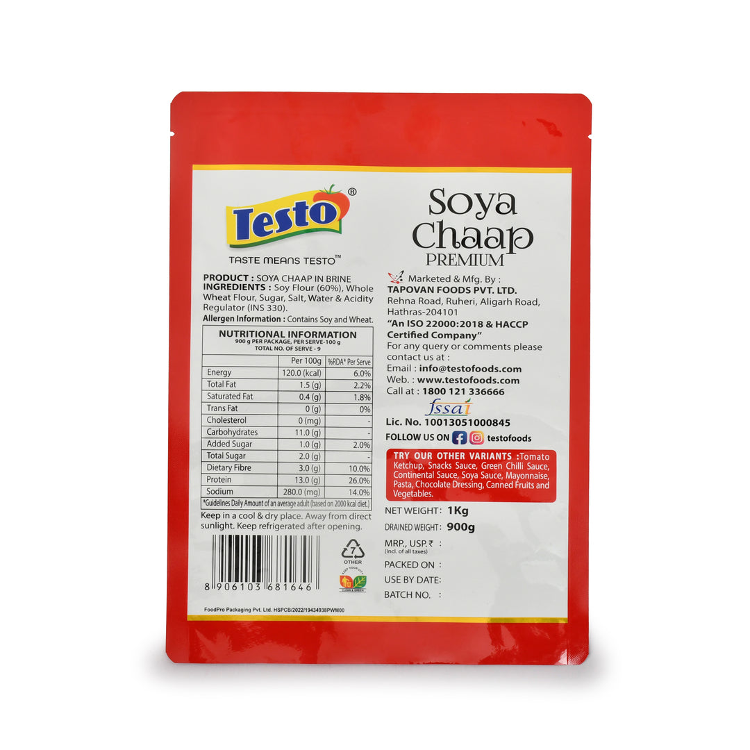 Soya Chaap (Non-Frozen)