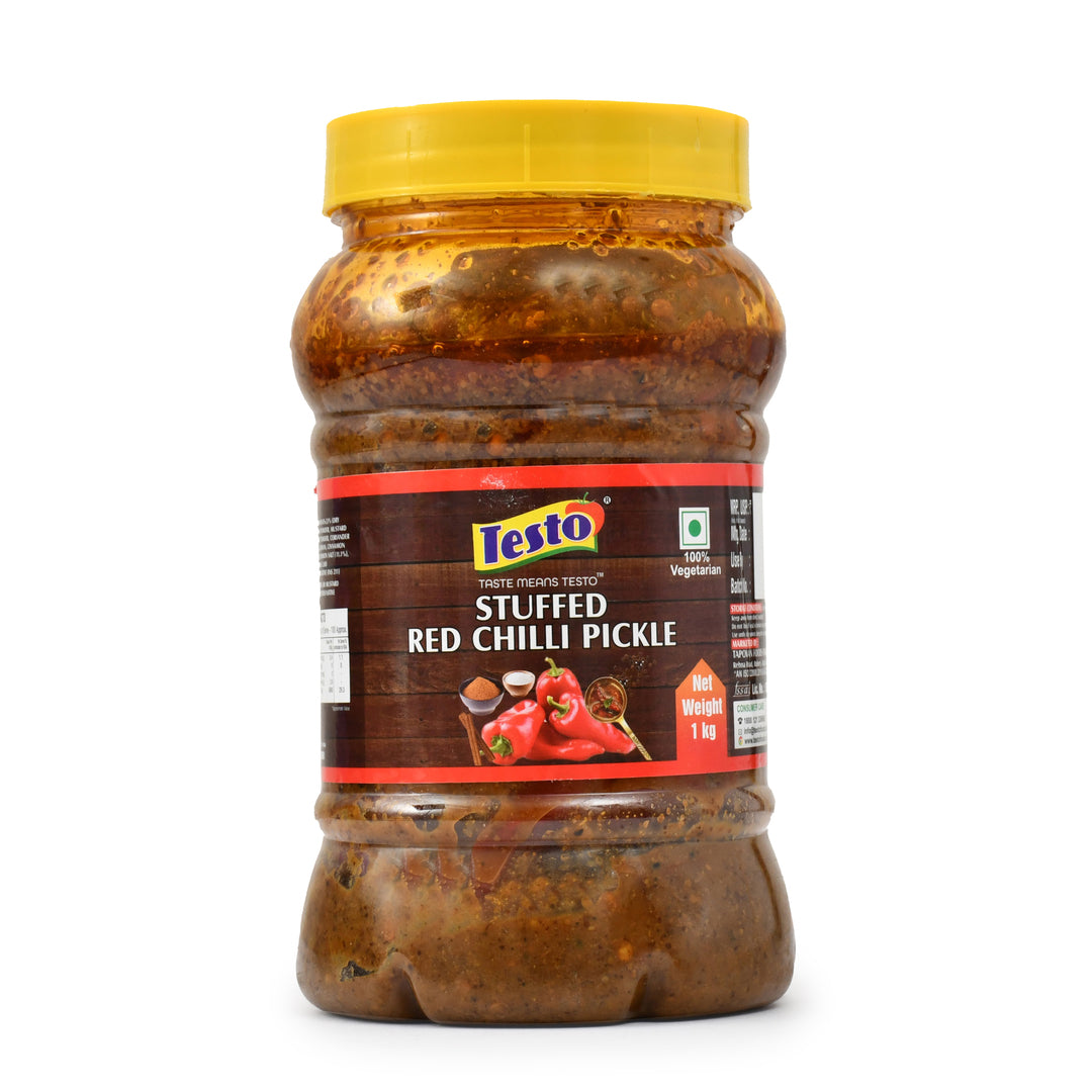 Red Chilli Pickle - Stuffed - 1kg