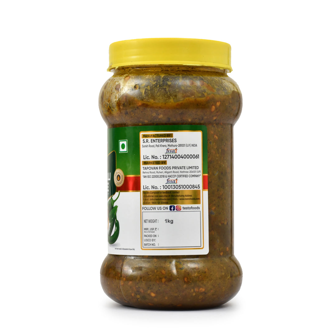 Green Chilli Pickle  - 1kg