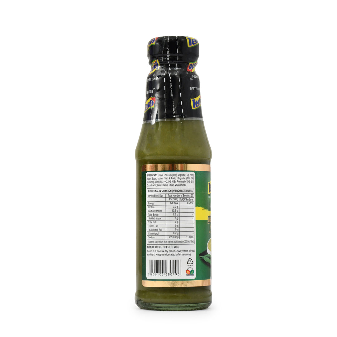 Green Chilli Sauce - Bottle - 200g