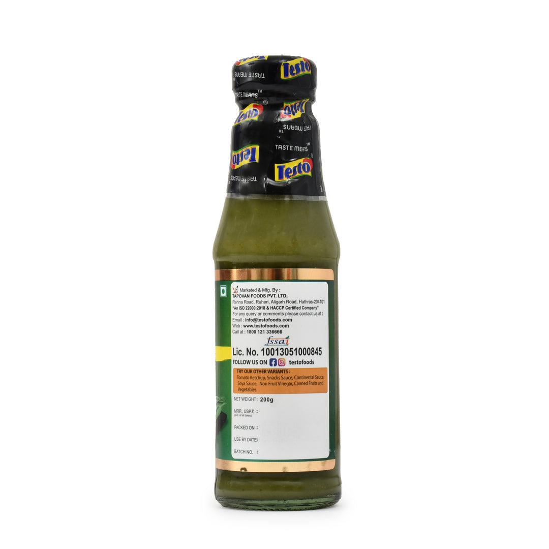 Green Chilli Sauce - Bottle - 200g