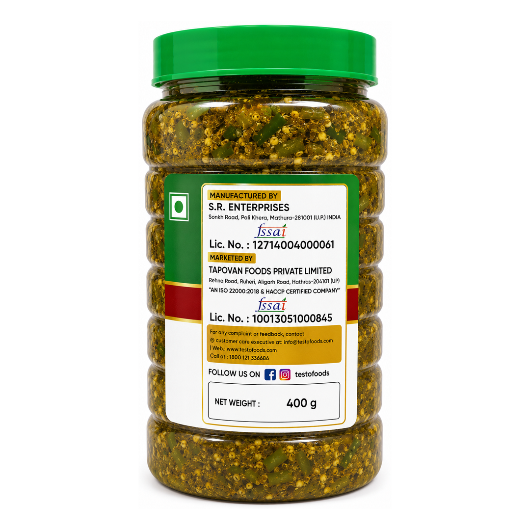 Green Chilli Pickle - 400g