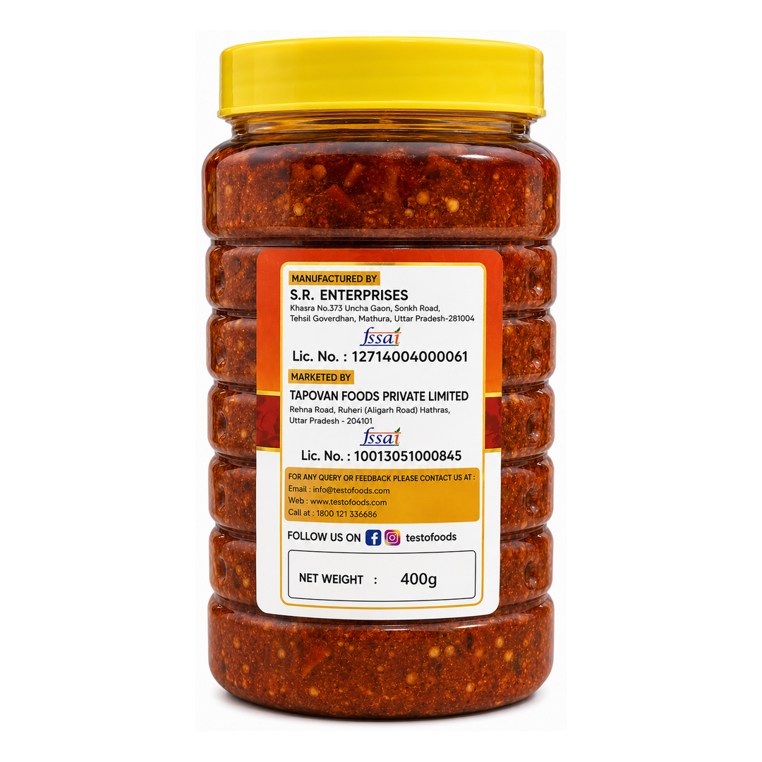 Red Chilli Pickle - Stuffed 400g