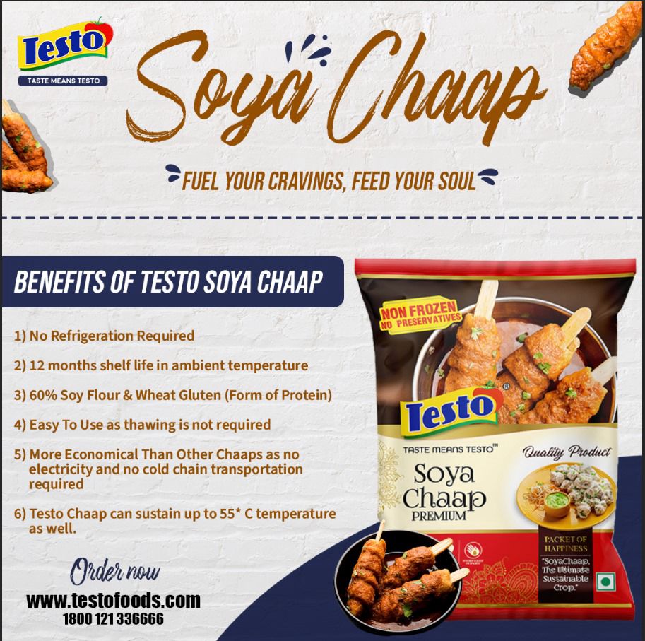 Soya Chaap (Non-Frozen)