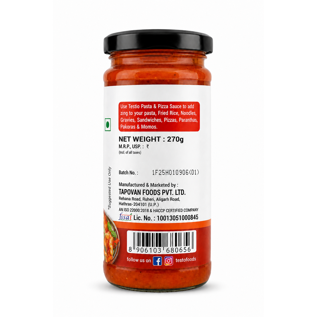 Pizza & Pasta Sauce - Bottle - 250g